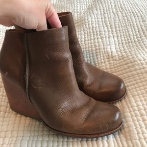 Kork-ease wedge ankle booties